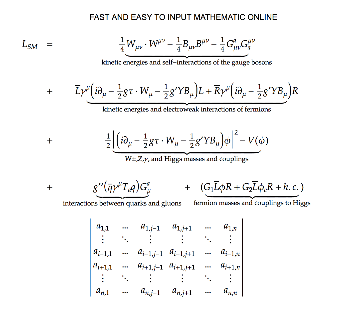 math writing assignment